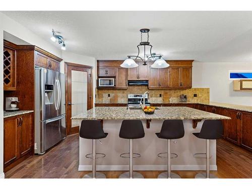 96 Sage Bank Crescent Nw, Calgary, AB - Indoor Photo Showing Kitchen With Upgraded Kitchen