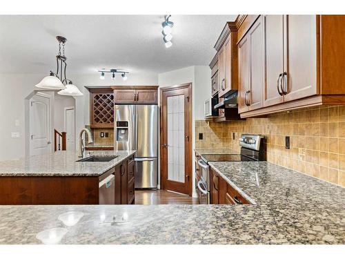 96 Sage Bank Crescent Nw, Calgary, AB - Indoor Photo Showing Kitchen With Upgraded Kitchen