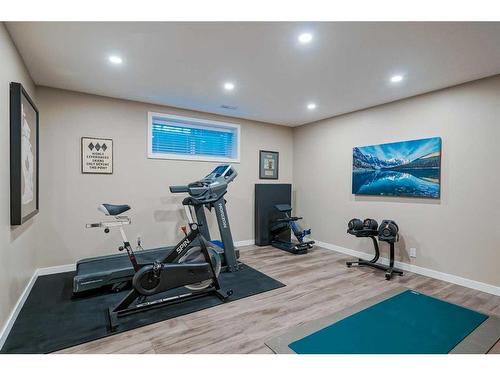 182 Mahogany Passage Se, Calgary, AB - Indoor Photo Showing Gym Room