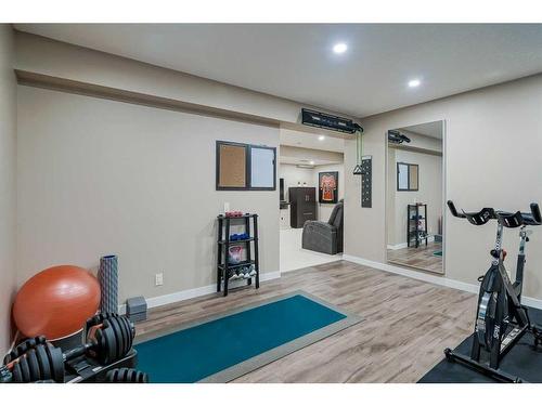 182 Mahogany Passage Se, Calgary, AB - Indoor Photo Showing Gym Room