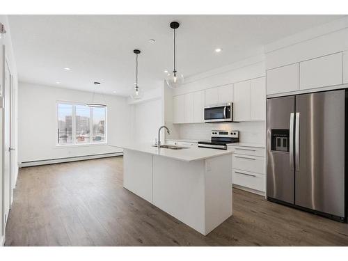 1509-60 Skyview Ranch Road Ne, Calgary, AB - Indoor Photo Showing Kitchen With Stainless Steel Kitchen With Upgraded Kitchen