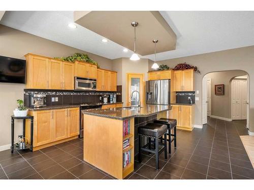 1118 Wentworth View Sw, Calgary, AB - Indoor Photo Showing Kitchen With Stainless Steel Kitchen