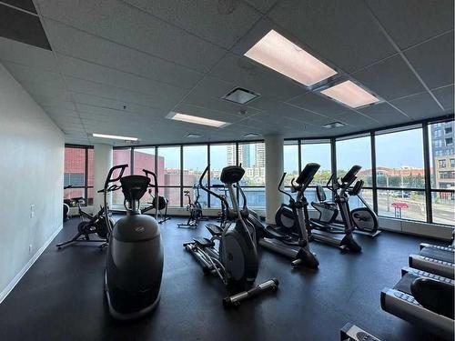 2904-225 11 Avenue Se, Calgary, AB - Indoor Photo Showing Gym Room