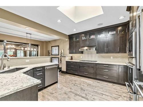 159 Aspen Meadows Place Sw, Calgary, AB - Indoor Photo Showing Kitchen With Upgraded Kitchen