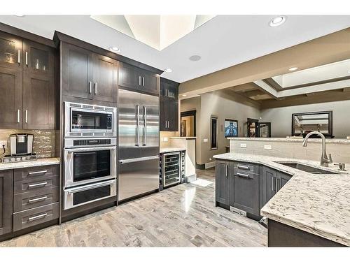 159 Aspen Meadows Place Sw, Calgary, AB - Indoor Photo Showing Kitchen With Upgraded Kitchen