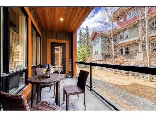 111-191 Kananaskis Way, Canmore, AB - Outdoor With Deck Patio Veranda With Exterior