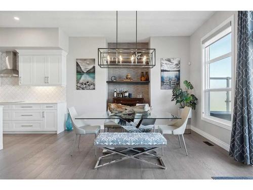 1207 Bayside Drive Sw, Airdrie, AB - Indoor Photo Showing Dining Room