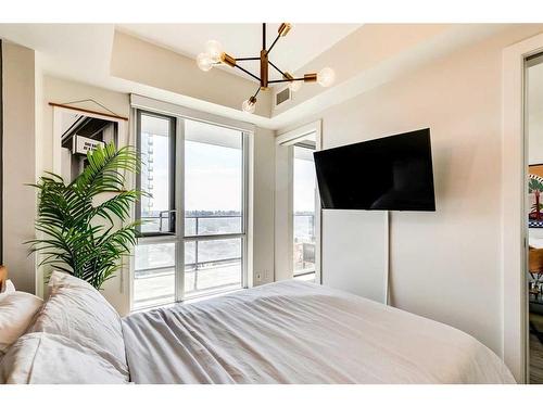 1403-1122 3 Street Se, Calgary, AB - Indoor Photo Showing Bedroom