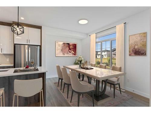 226 Kinniburgh Loop, Chestermere, AB - Indoor Photo Showing Dining Room