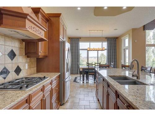 188 Valley Creek Road Nw, Calgary, AB - Indoor Photo Showing Kitchen With Double Sink With Upgraded Kitchen