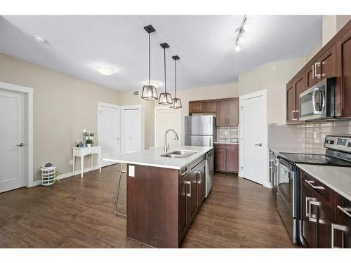 416-10 Walgrove Walk Se, Calgary, AB - Indoor Photo Showing Kitchen With Upgraded Kitchen