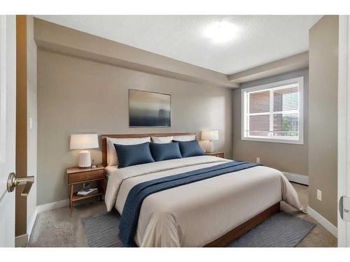 1307-81 Legacy Boulevard Se, Calgary, AB - Indoor Photo Showing Bedroom