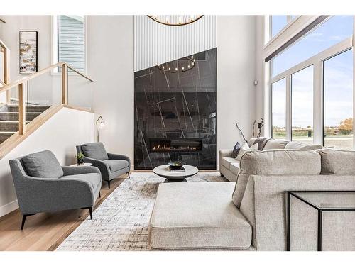 210 Blackstone Road, Balzac, AB - Indoor Photo Showing Living Room