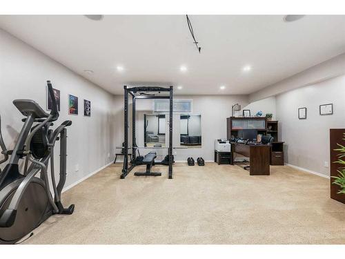 13 Brightondale Park Se, Calgary, AB - Indoor Photo Showing Gym Room