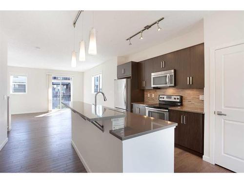 16 Walden Walk Se, Calgary, AB - Indoor Photo Showing Kitchen With Stainless Steel Kitchen With Upgraded Kitchen