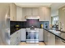 2306 24 Avenue Sw, Calgary, AB  - Indoor Photo Showing Kitchen With Double Sink With Upgraded Kitchen 