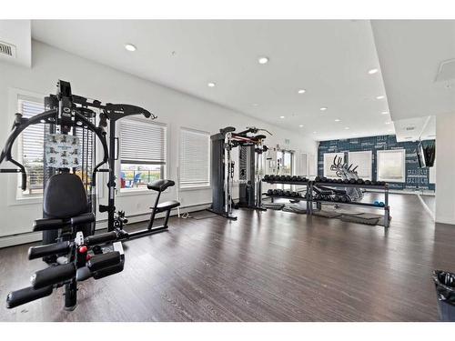 1404-76 Cornerstone Passage Ne, Calgary, AB - Indoor Photo Showing Gym Room