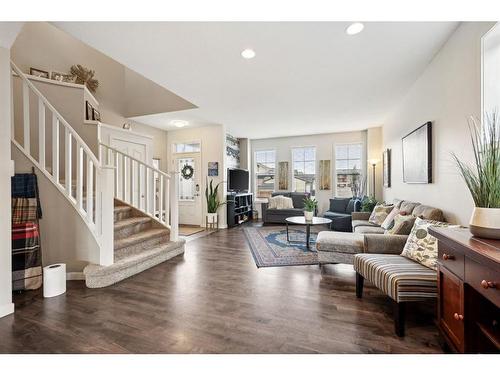 19 Cranford Close Se, Calgary, AB - Indoor Photo Showing Living Room