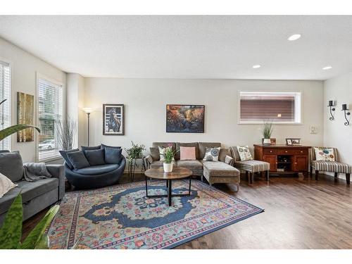 19 Cranford Close Se, Calgary, AB - Indoor Photo Showing Living Room