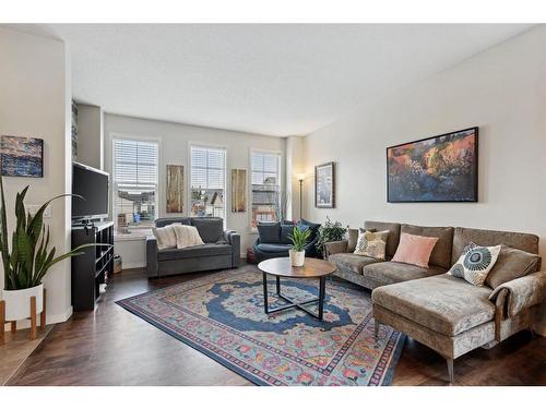 19 Cranford Close Se, Calgary, AB - Indoor Photo Showing Living Room