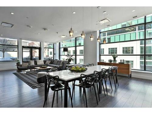 708-310 12 Avenue Sw, Calgary, AB - Indoor Photo Showing Dining Room