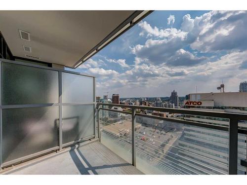 2201-901 10 Avenue Sw, Calgary, AB - Outdoor With Balcony With View