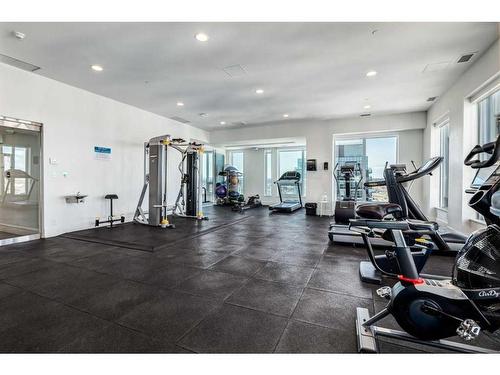 2201-901 10 Avenue Sw, Calgary, AB - Indoor Photo Showing Gym Room