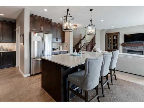 1881 Reunion Terrace Nw, Airdrie, AB - Indoor Photo Showing Kitchen With Upgraded Kitchen