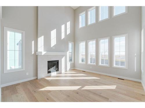 108 Cimarron Estates Drive, Okotoks, AB - Indoor With Fireplace