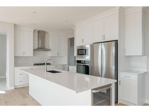 108 Cimarron Estates Drive, Okotoks, AB - Indoor Photo Showing Kitchen With Upgraded Kitchen