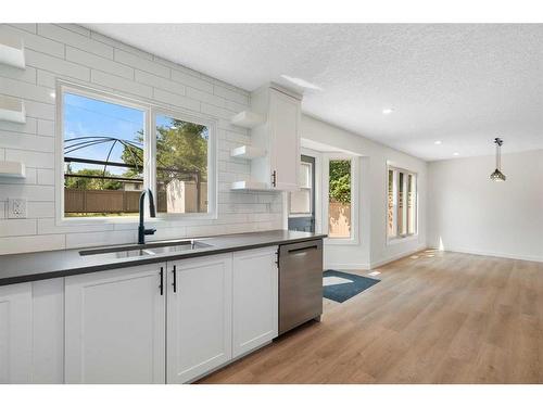 124 Woodborough Road Sw, Calgary, AB - Indoor Photo Showing Kitchen With Double Sink