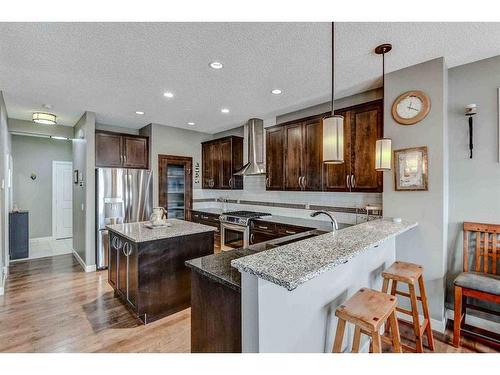 243 Copperpond Bay Se, Calgary, AB - Indoor Photo Showing Kitchen With Upgraded Kitchen