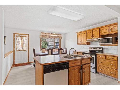 210 Coral Springs Place Ne, Calgary, AB - Indoor Photo Showing Kitchen With Double Sink