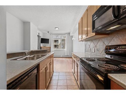 437-910 Centre Avenue Ne, Calgary, AB - Indoor Photo Showing Kitchen With Double Sink