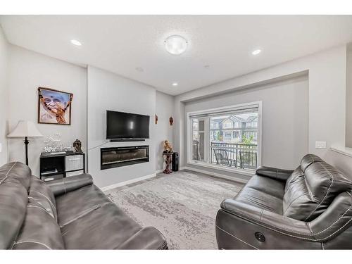 213 Livingston View Nw, Calgary, AB - Indoor Photo Showing Living Room