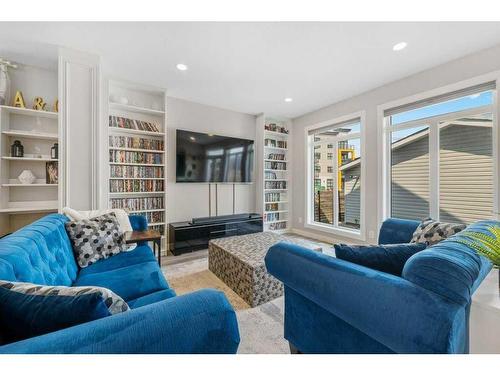 8 Seton Terrace Se, Calgary, AB - Indoor Photo Showing Living Room