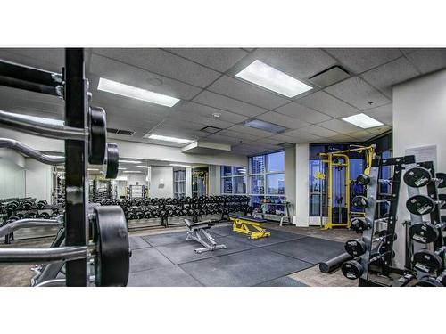 2009-225 11 Avenue Se, Calgary, AB - Indoor Photo Showing Gym Room