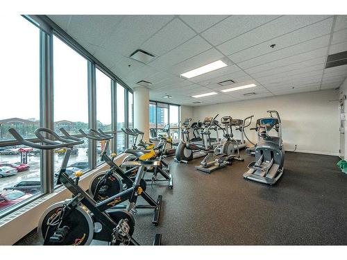 2009-225 11 Avenue Se, Calgary, AB - Indoor Photo Showing Gym Room