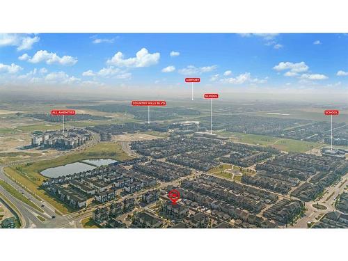 709 Skyview Ranch Grove Ne, Calgary, AB - Outdoor With View