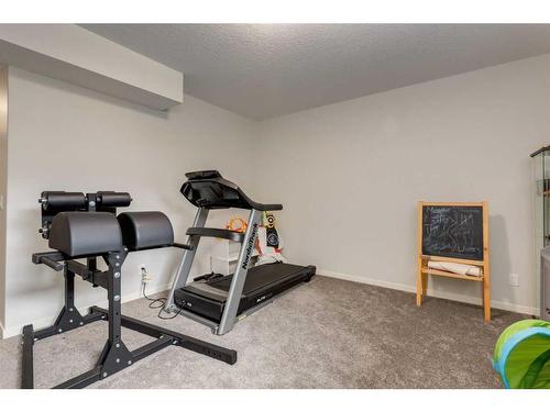 33 Sage Bluff Close Nw, Calgary, AB - Indoor Photo Showing Gym Room