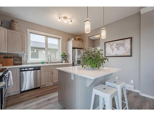 193 Mahogany Drive Se, Calgary, AB - Indoor Photo Showing Kitchen With Upgraded Kitchen