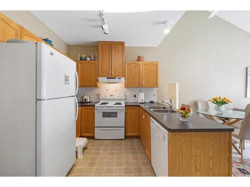 334-1920 14 Avenue Ne, Calgary, AB - Indoor Photo Showing Kitchen With Double Sink