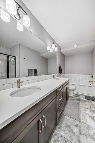 67 Masters Crescent Se, Calgary, AB - Indoor Photo Showing Bathroom