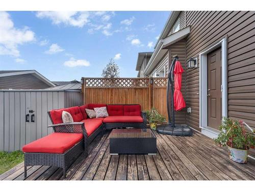 383 Redstone Drive Ne, Calgary, AB - Outdoor With Deck Patio Veranda With Exterior