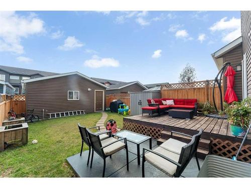 383 Redstone Drive Ne, Calgary, AB - Outdoor With Deck Patio Veranda With Exterior