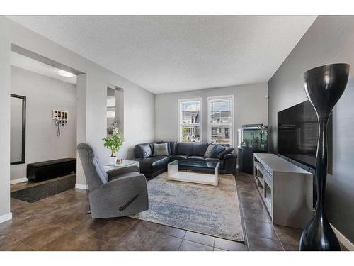 383 Redstone Drive Ne, Calgary, AB - Indoor Photo Showing Living Room