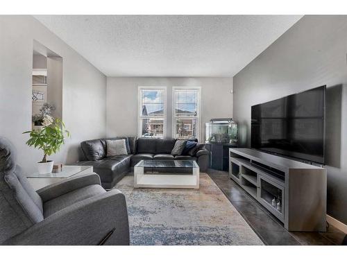 383 Redstone Drive Ne, Calgary, AB - Indoor Photo Showing Living Room