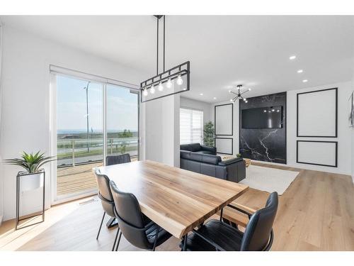 664 Seton Circle Se Circle Se, Calgary, AB - Indoor Photo Showing Dining Room