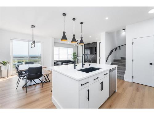 664 Seton Circle Se Circle Se, Calgary, AB - Indoor Photo Showing Kitchen With Upgraded Kitchen