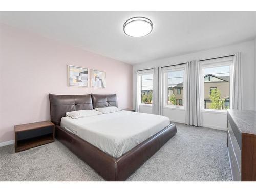 664 Seton Circle Se Circle Se, Calgary, AB - Indoor Photo Showing Bedroom